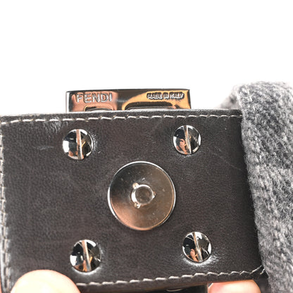 Fendi Wool Zucca Mama Baguette Grey 6 of 10