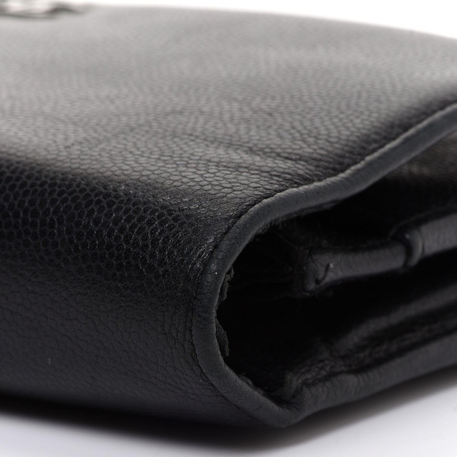 Chanel Caviar Sevruga Wallet On Chain WOC Black 13 of 19