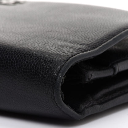 Chanel Caviar Sevruga Wallet On Chain WOC Black 13 of 19