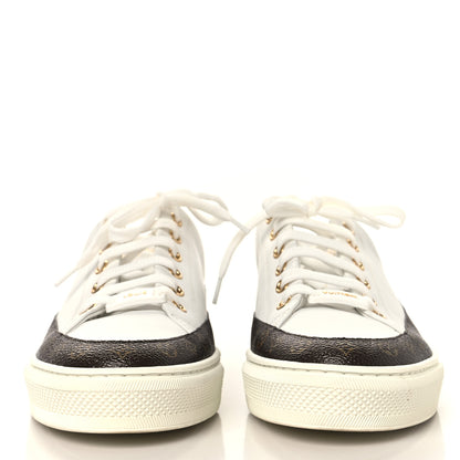 Louis Vuitton Monogram Womens Stellar Open Back Sneakers 39 White 3 of 8