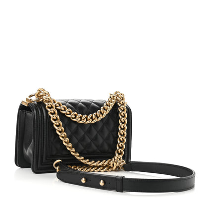 Chanel Caviar Quilted Small Boy Flap Black 3 of 16