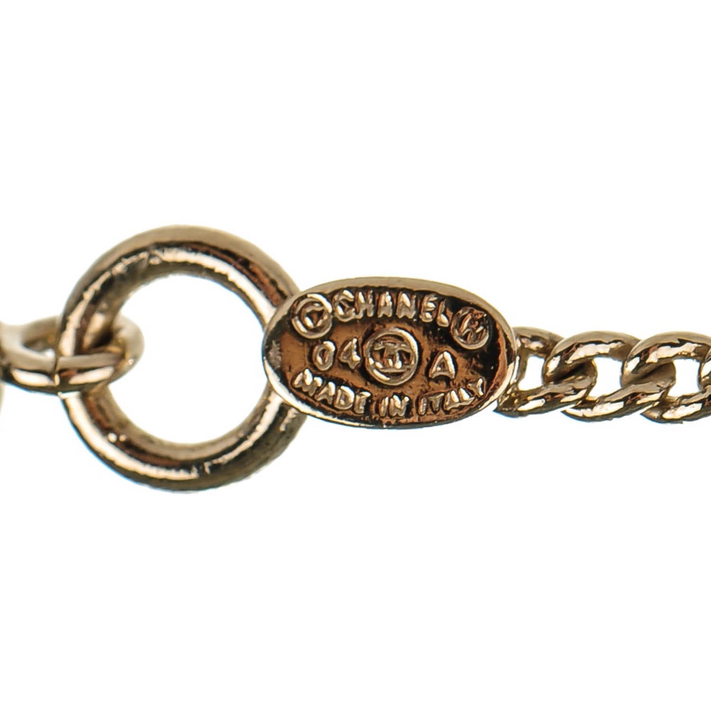 N°5 Perfume CC Necklace Gold