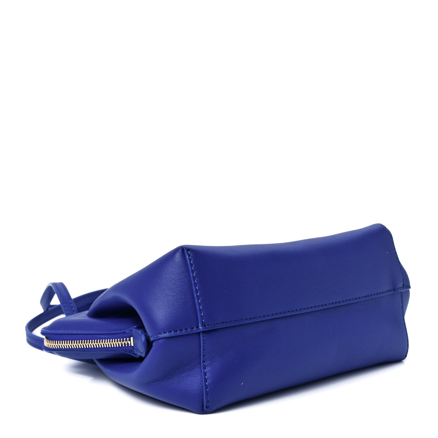 Mansur Gavriel Smooth Calfskin Mini Frame Crossbody Bag Blue 4 of 12