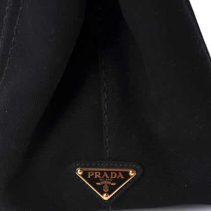 Prada Canapa Logo Tote Black 10 of 11