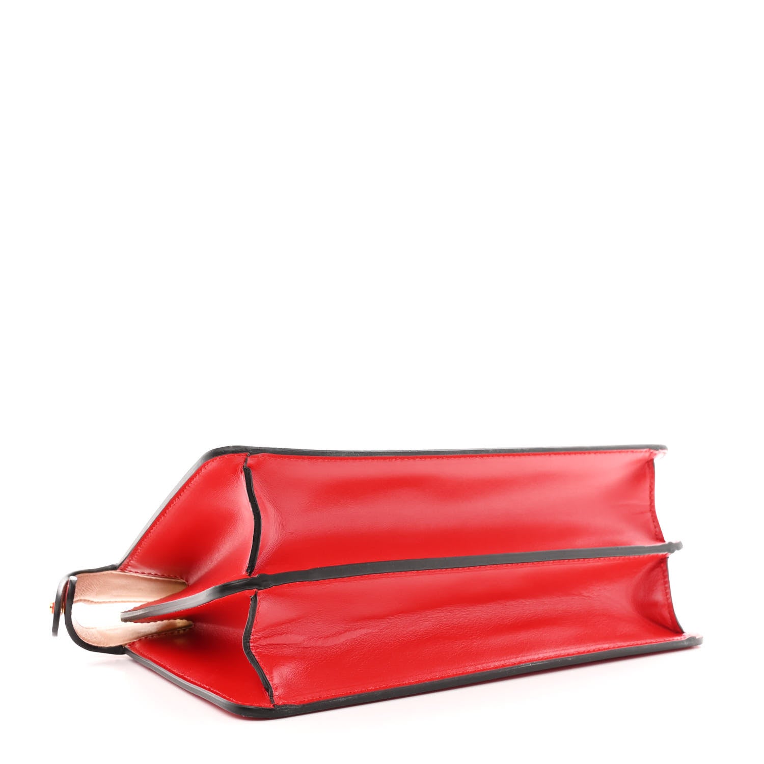Fendi Vitello King Luxor Shiny Nappa Medium Peekaboo I SEE U East West Satchel Fuoco Light Rose 4 of 12
