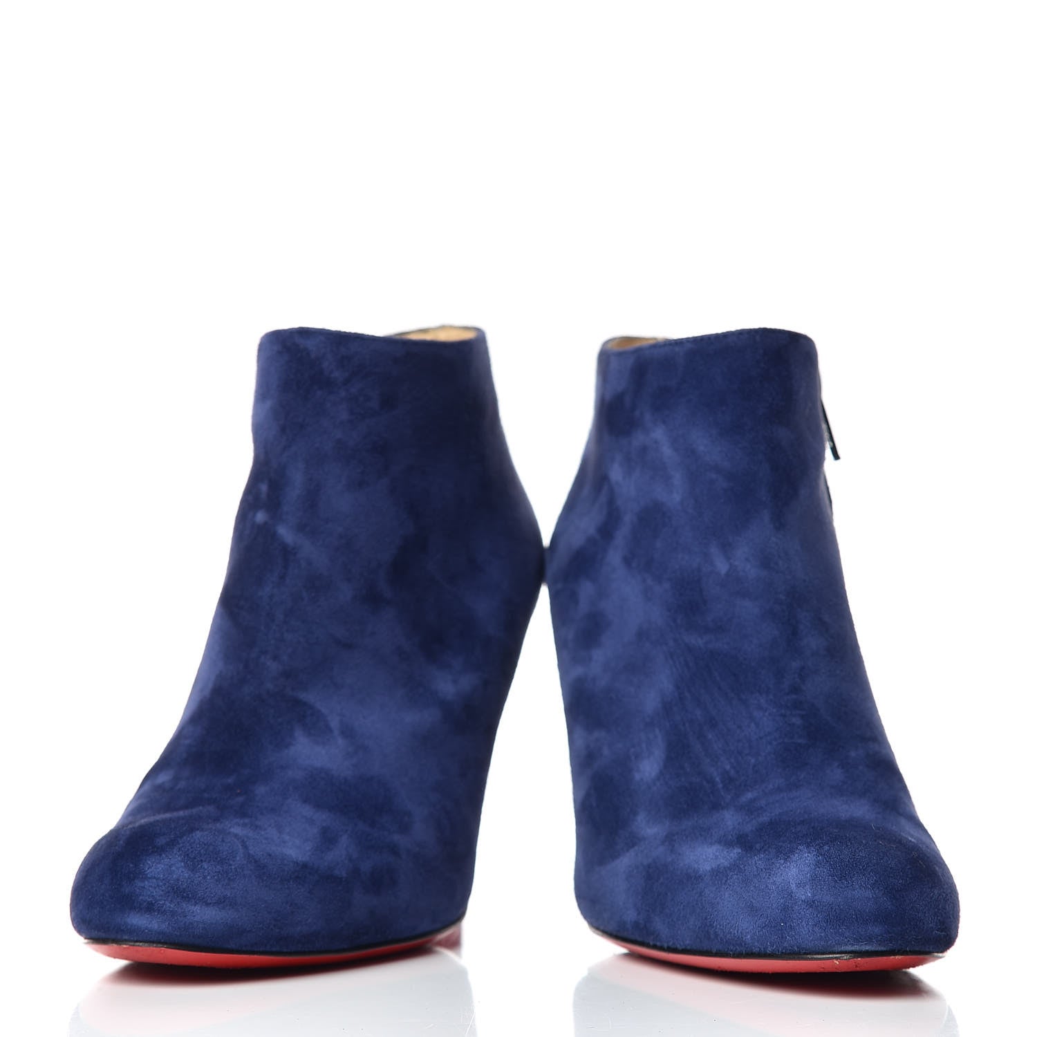 Christian Louboutin Veau Velours Belle 85 Ankle Boots 36.5 China Blue 6 of 12