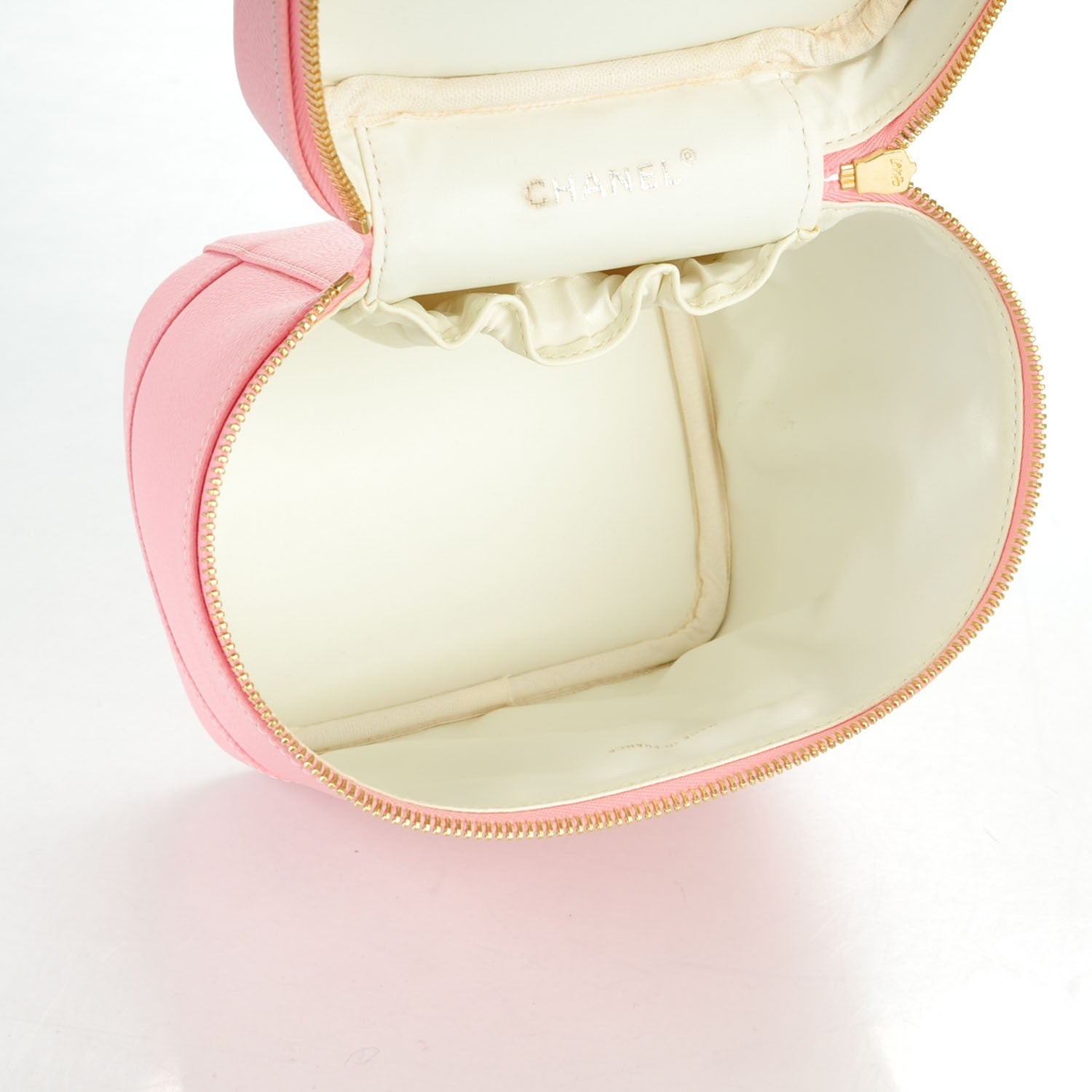 Chanel Caviar Vanity Cosmetic Case Pink 5 of 8