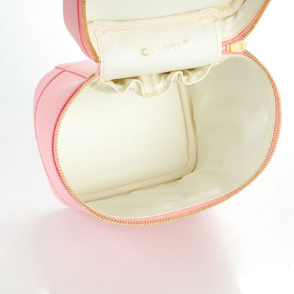 Chanel Caviar Vanity Cosmetic Case Pink 5 of 8