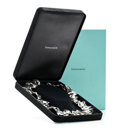 Tiffany Sterling Silver Frank Gehry Hearts Necklace 6 of 6