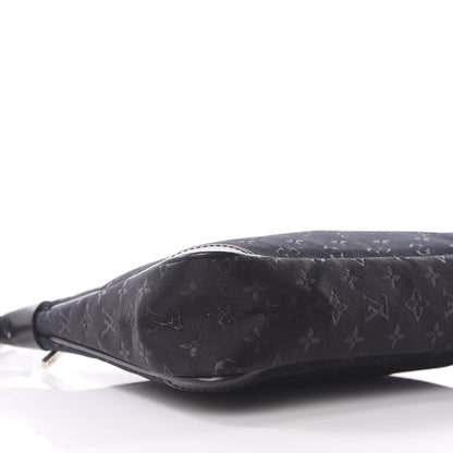 Louis Vuitton Satin Monogram Mini Boulogne Black 8 of 9
