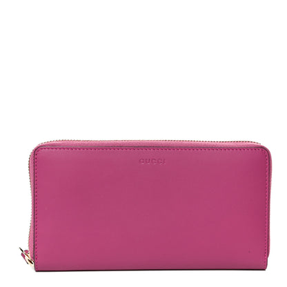 Gucci Moon Calfskin Zip Around Wallet New Rosette 1 of 7