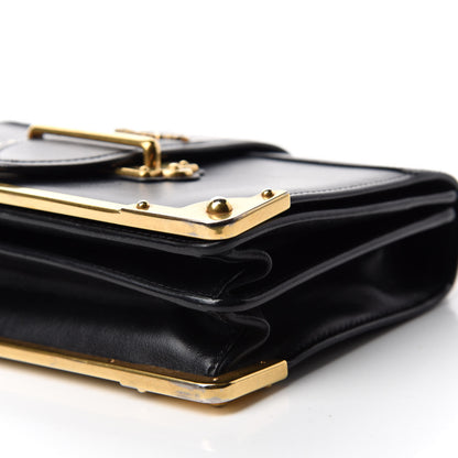 Prada City Calf Saffiano Cahier Bag Black 7 of 9