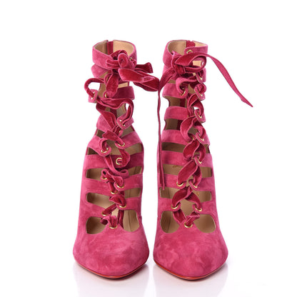 Christian Louboutin Veau Velours Spinetita 100 Ankle Boots 38 LouLou 2 of 10