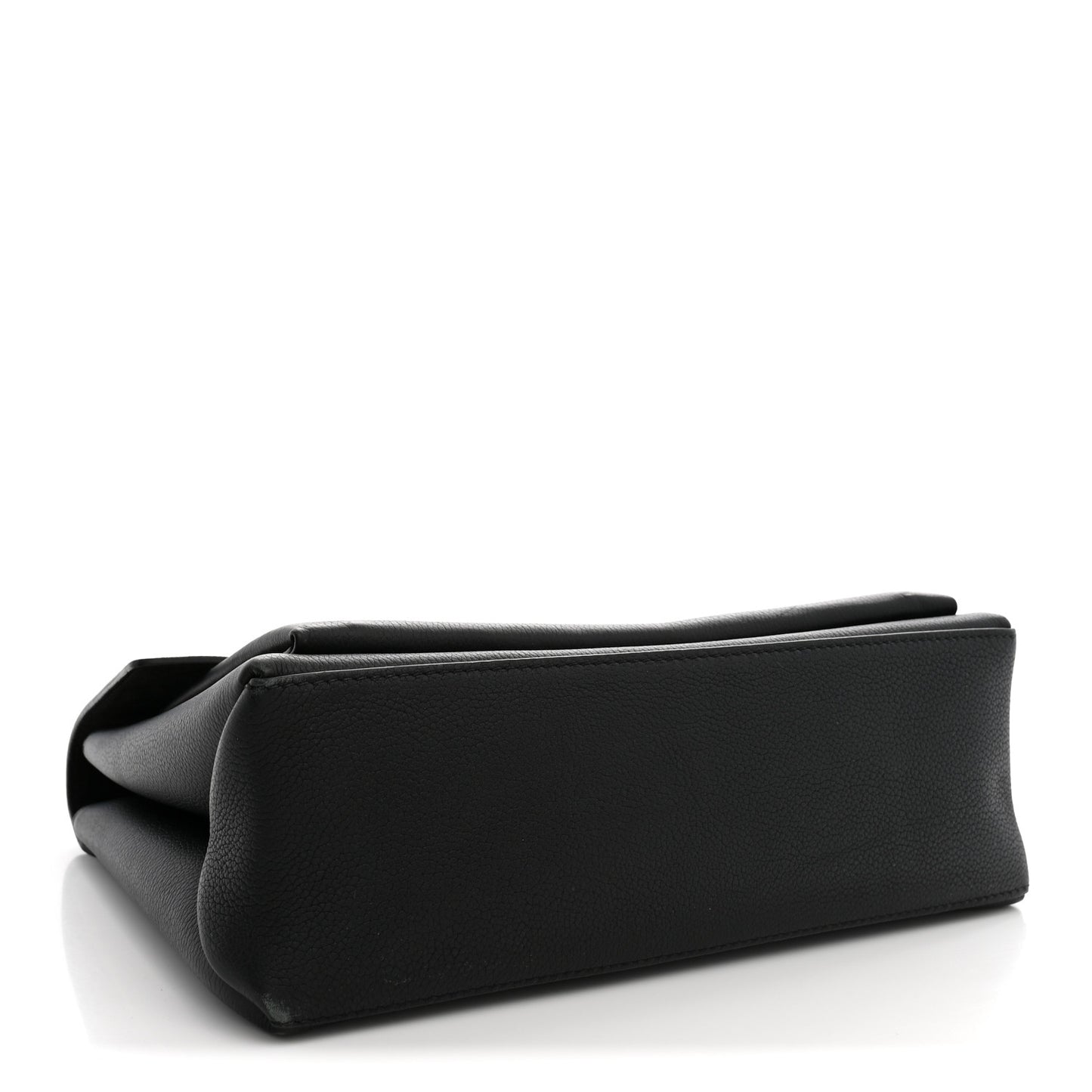 Soft Calfskin My Lockme Top Handle Black