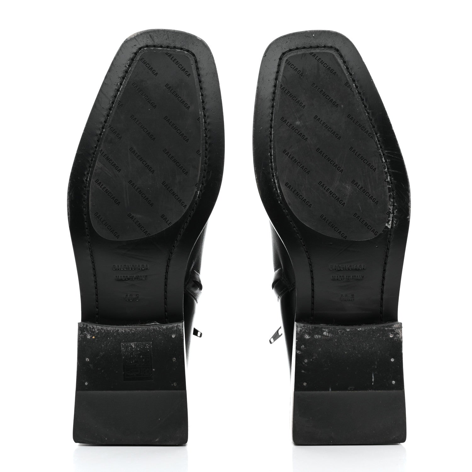 Balenciaga Calfskin Mens Soft Rim Ankle Booties 40.5 Black 5 of 9