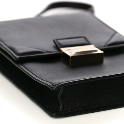 Fendi Vitello Grace Matte Kan U Vertical Wallet On Chain Black 9 of 11