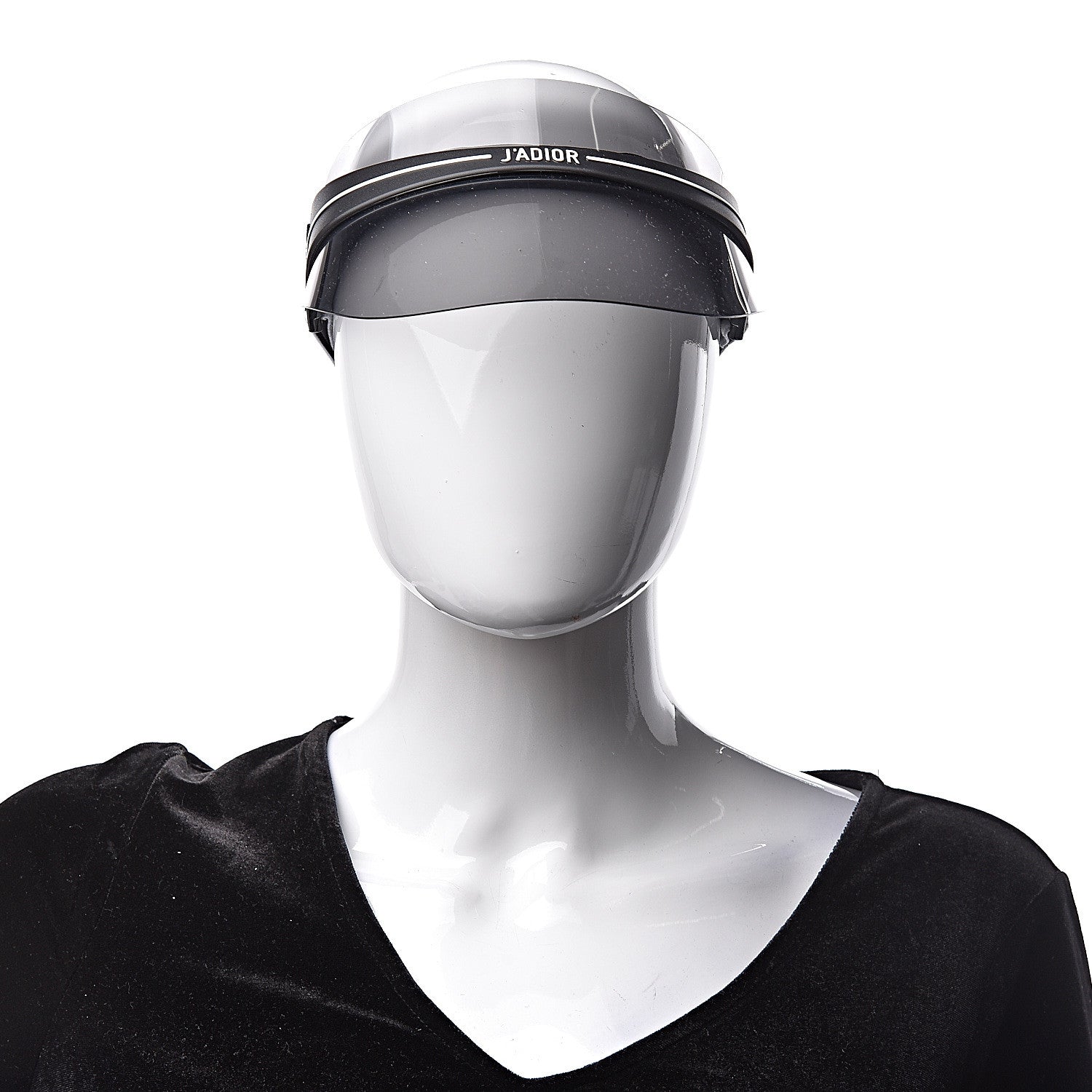 Christian Dior Mirrored DiorClub1 Sun Visor Black 2 of 6