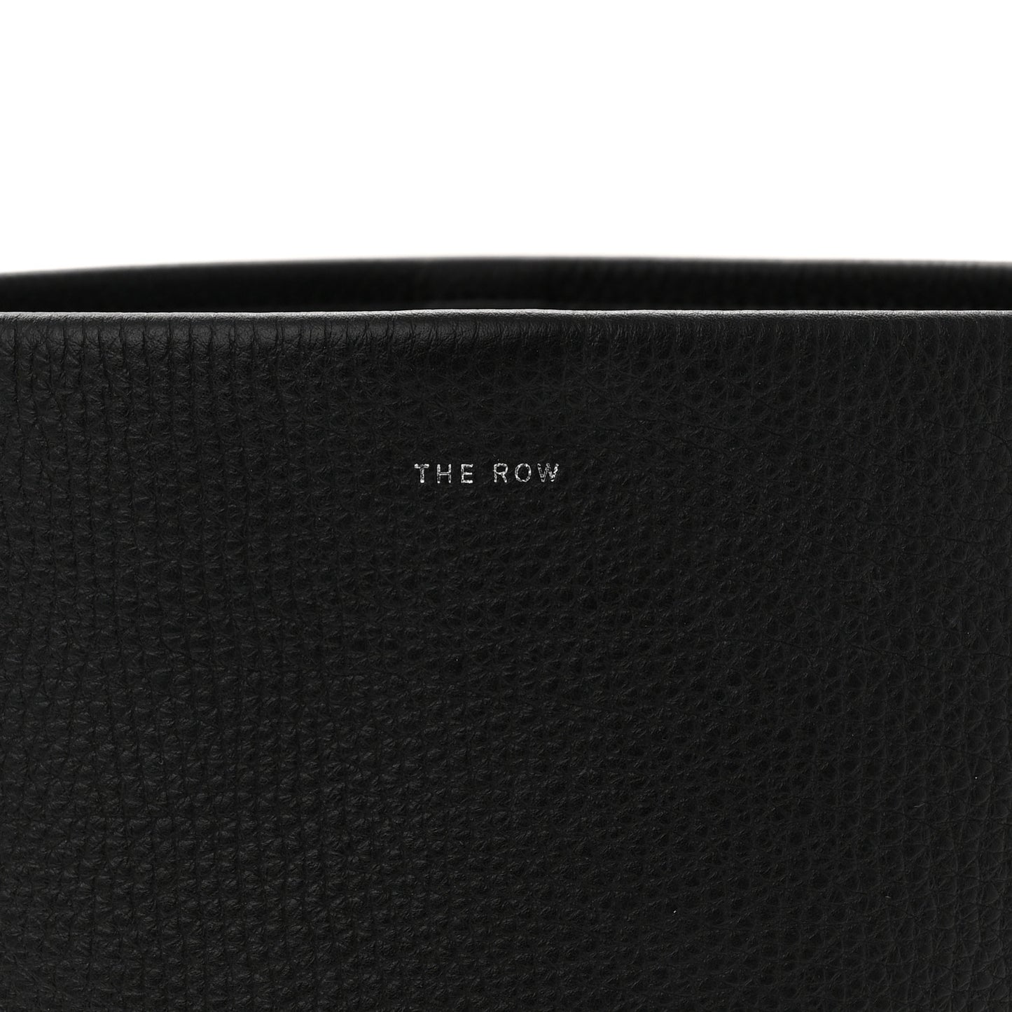Grained Calfskin Medium N/S Park Tote Black