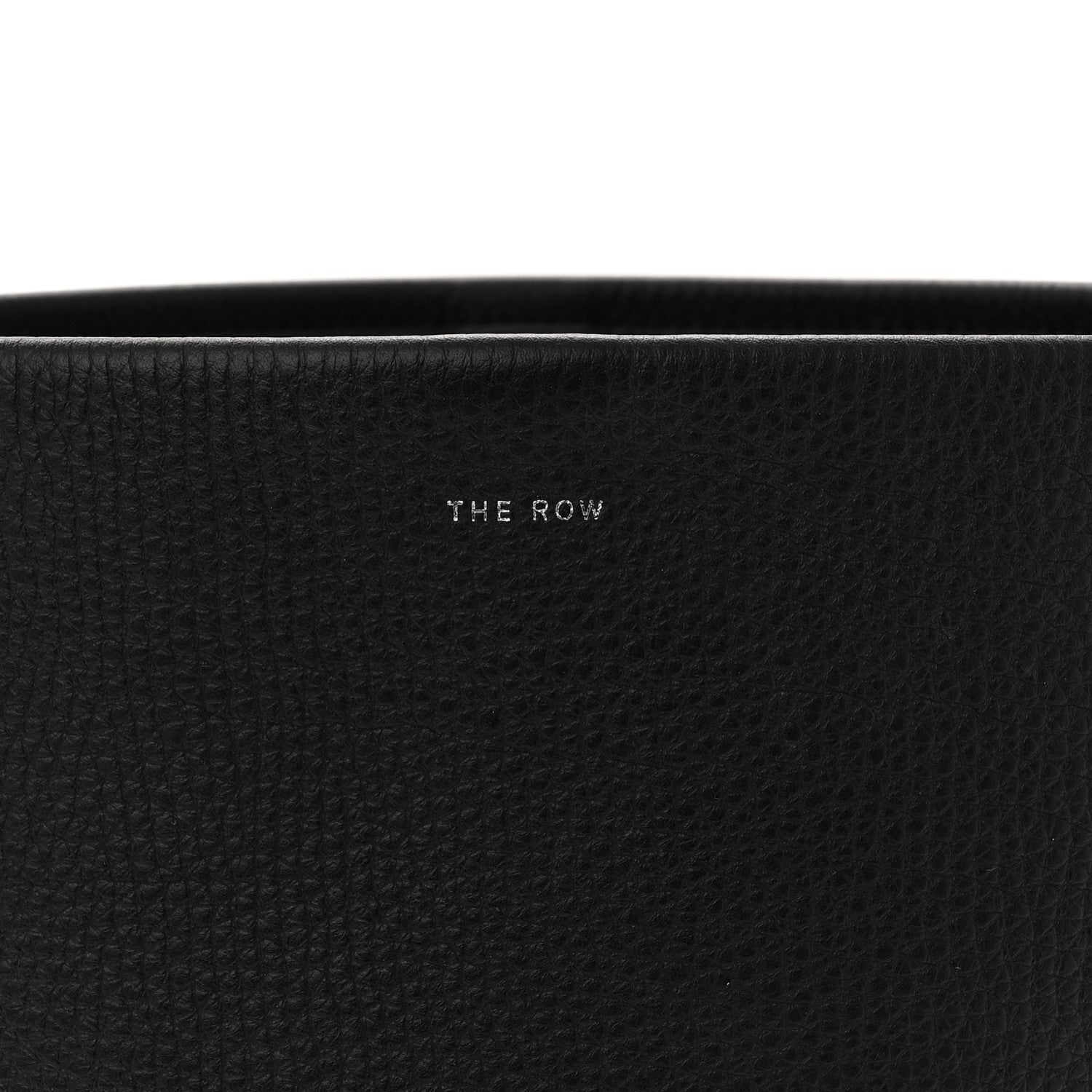 The Row Grained Calfskin Medium N/S Park Tote Black 8 of 10