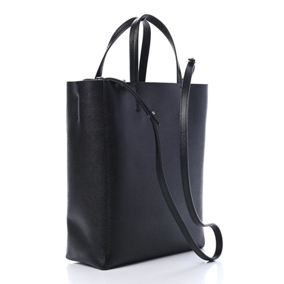 Celine Grained Calfskin Small Vertical Cabas Black 2 of 4