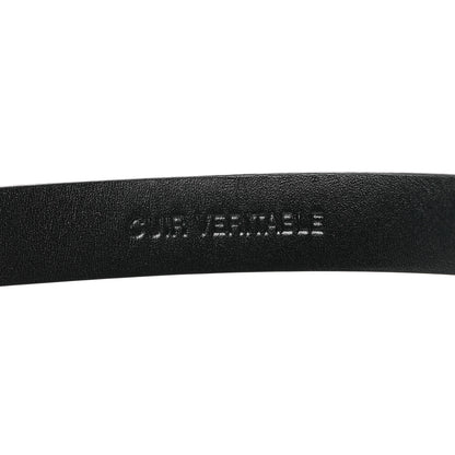 Chanel Calfskin Pearl Belt 80 32 Black 5 of 7