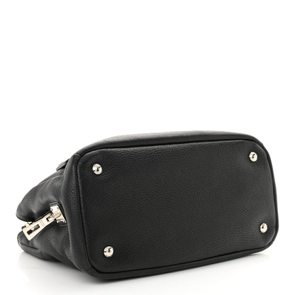 Prada Vitello Phenix Top Handle Bag Black 4 of 15