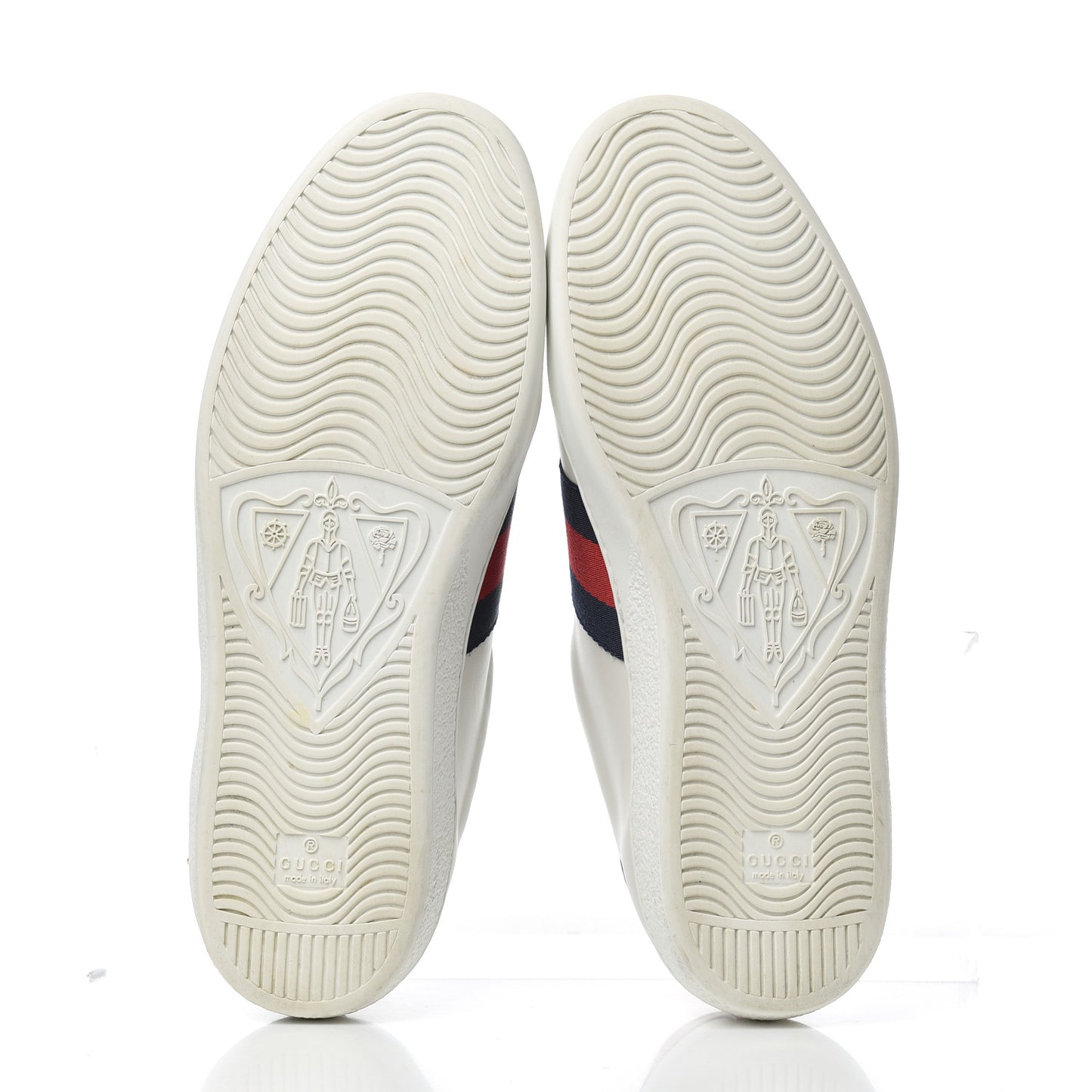 Calfskin Nappa Web LOVED Embroidered Mens Ace Sneakers 10 White Red Flame Notte