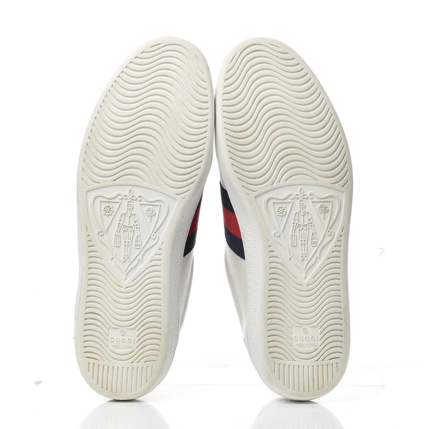 Gucci Calfskin Nappa Web LOVED Embroidered Mens Ace Sneakers 10 White Red Flame Notte 5 of 16