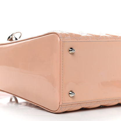 Christian Dior Patent Cannage Medium Lady Dior Light Pink 7 of 9