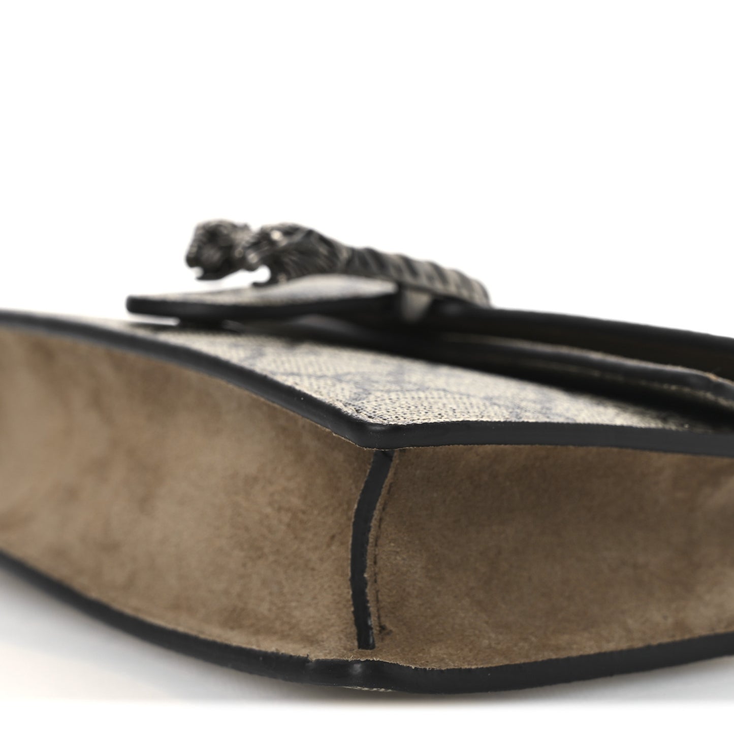 GG Supreme Monogram Super Mini Dionysus Shoulder Bag Taupe