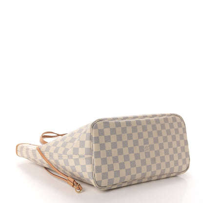 Louis Vuitton Damier Azur Neo Neverfull MM Rose Ballerine 4 of 11