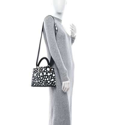 Louis Vuitton LOUIS VUITTON LV X YK Taurillon Capucines BB Black White 2 of 8