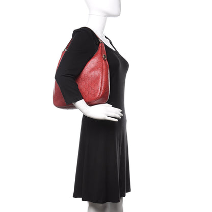 Gucci Guccissima Small Charmy Hobo Red 2 of 10