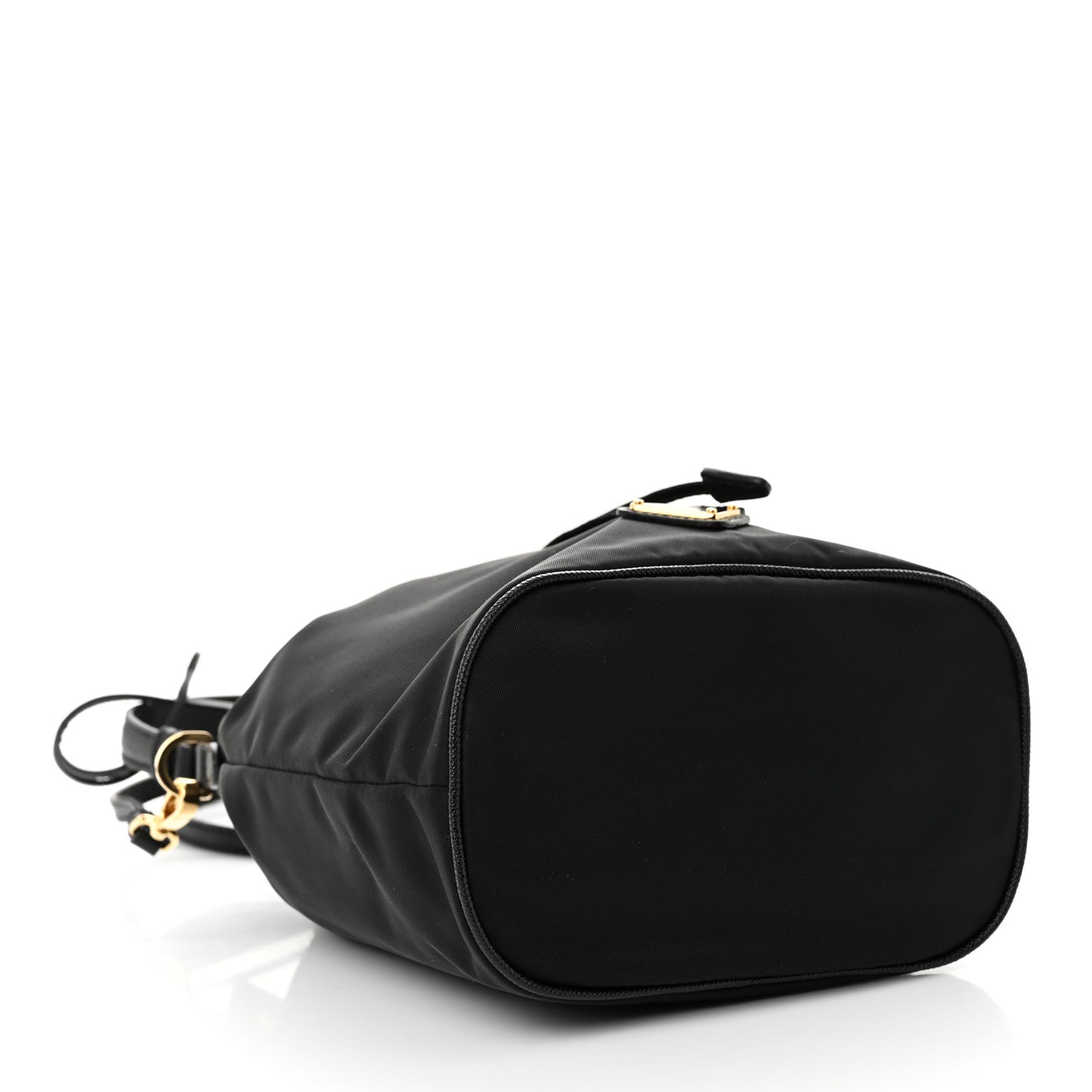 Re-Nylon Saffiano Mini Re-Edition 1978 Bucket Bag Black