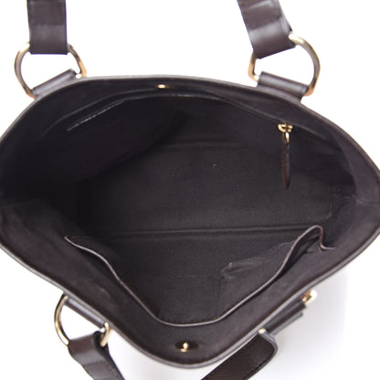 Burberry Haymarket Check Small Onslow Tote Chocolate 5 of 20