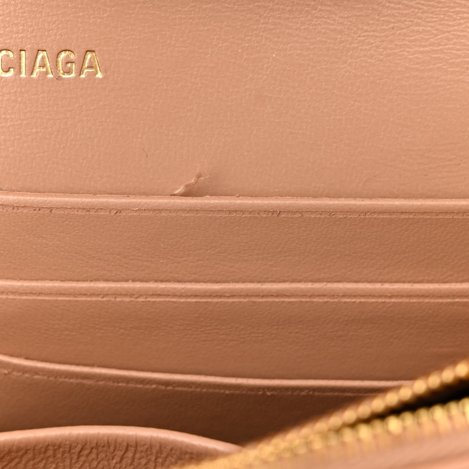 Balenciaga Shiny Calfskin Crocodile Embossed Hourglass Chain Bag Nude Beige 10 of 10