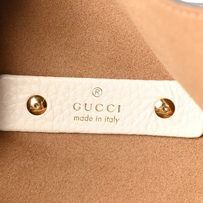 Gucci Grained Calfskin Softbit Maxi Shoulder Bag Dusty White 7 of 11