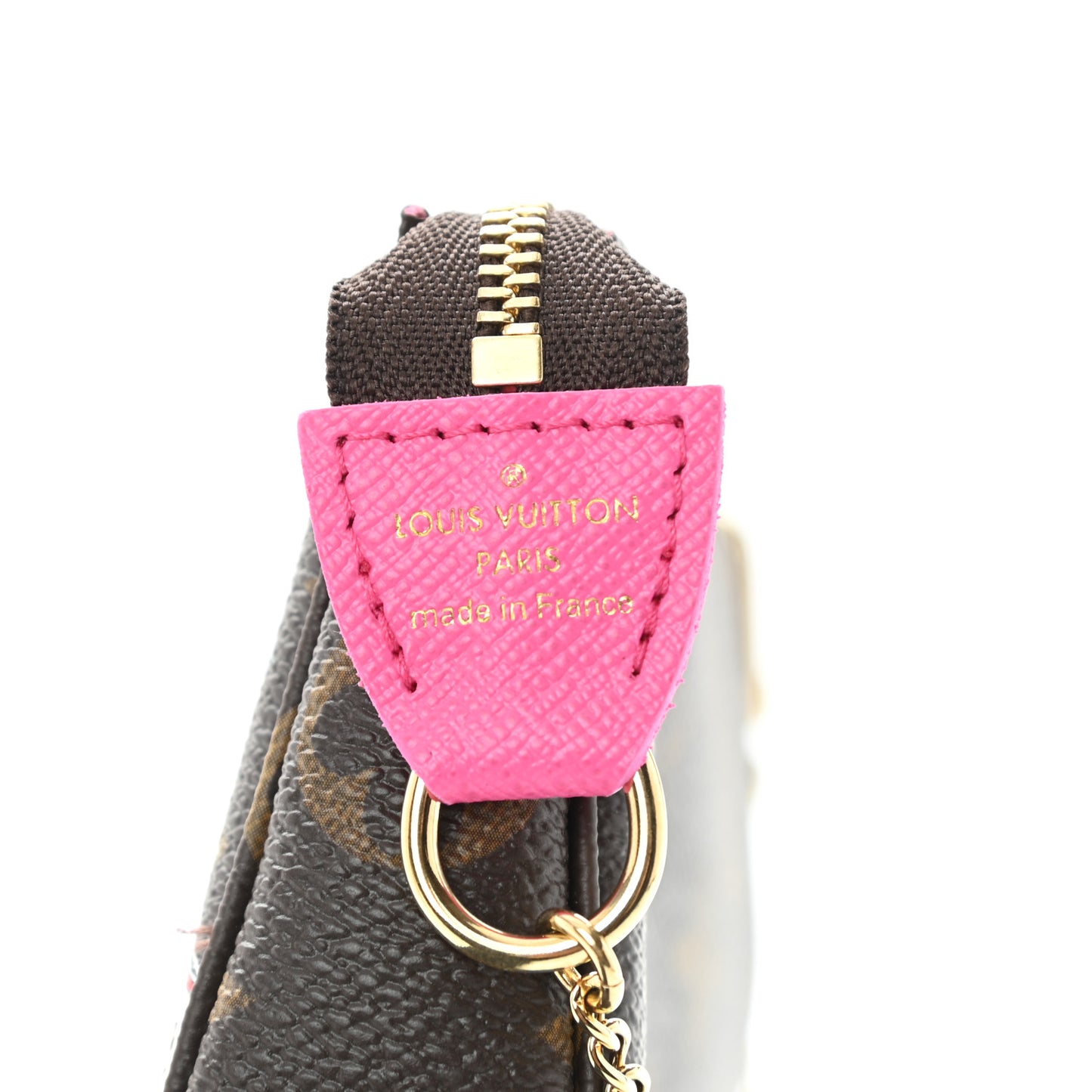 Monogram 2022 Christmas Animation Seoul Mini Pochette Accessories Fuchsia