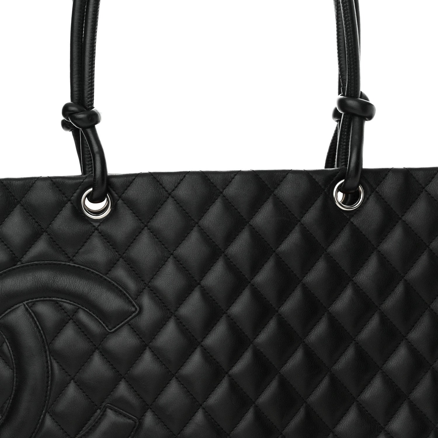 Chanel Calfskin Quilted Large Cambon Tote Black 8 of 16