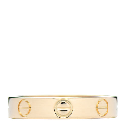Cartier 18K Yellow Gold 3.5mm LOVE Wedding Band Ring 50 5.25 3 of 4