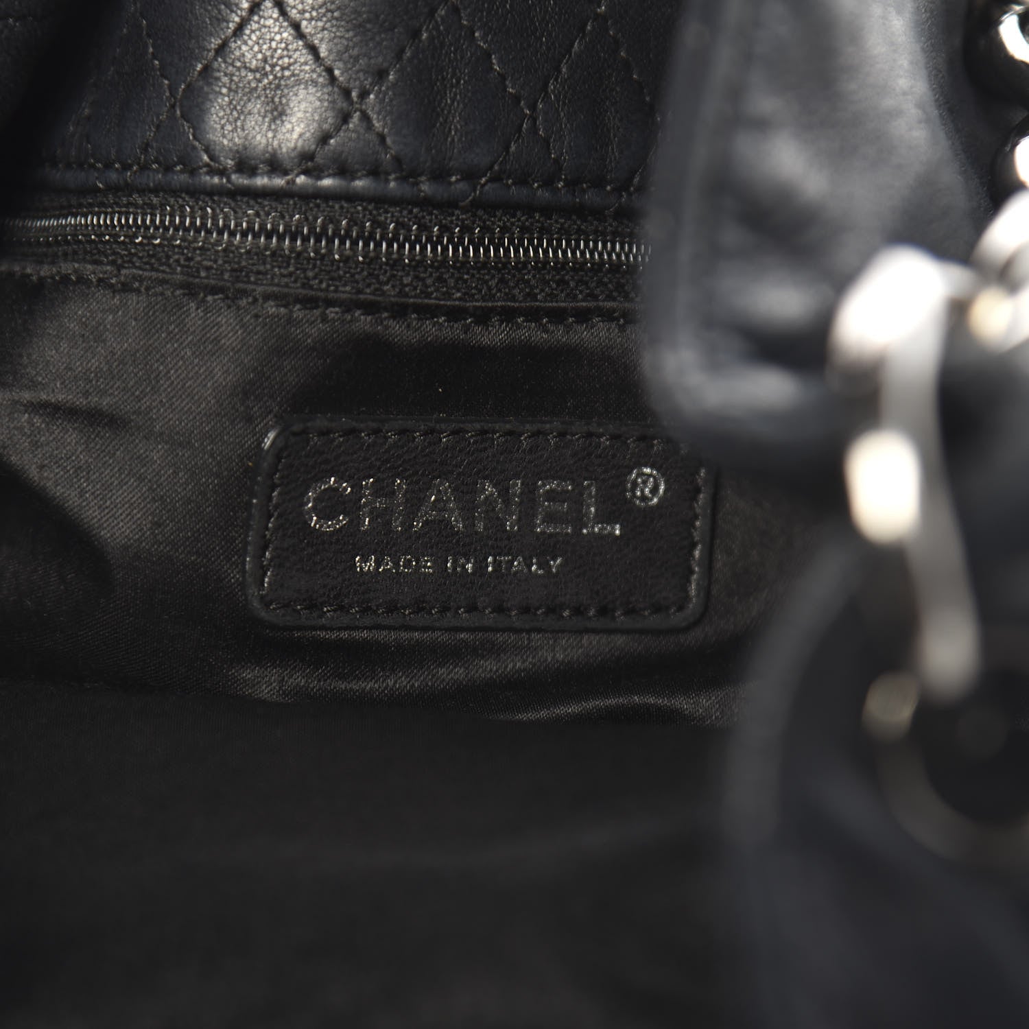 Chanel Lambskin Soft and Chain Large Hobo Black 6 of 11