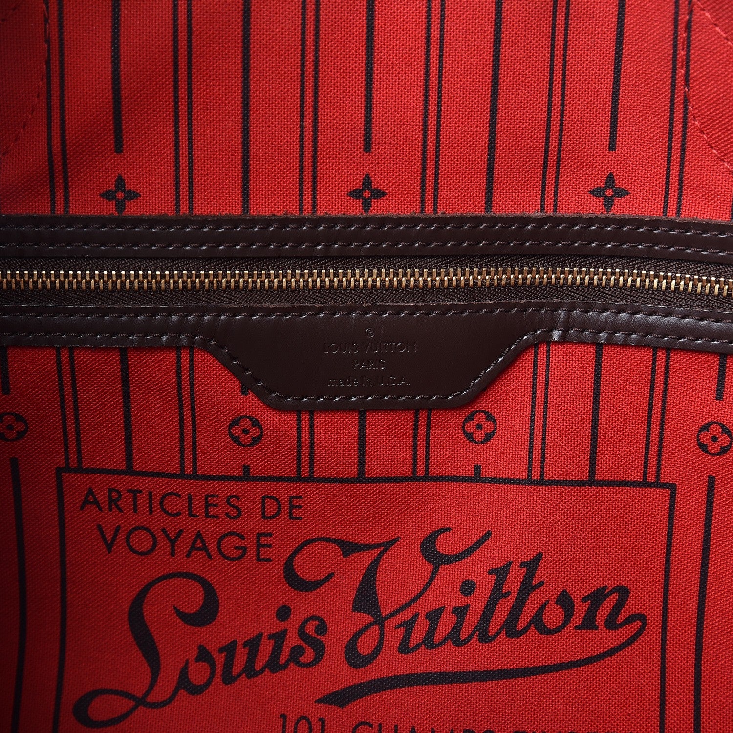 Louis Vuitton Damier Ebene Neverfull GM 6 of 13