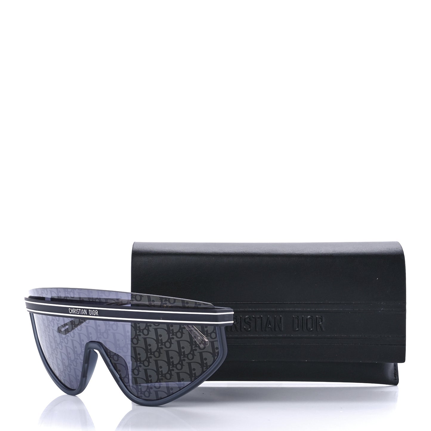 Oblique Mask DiorClub M2U Sunglasses Translucent Blue