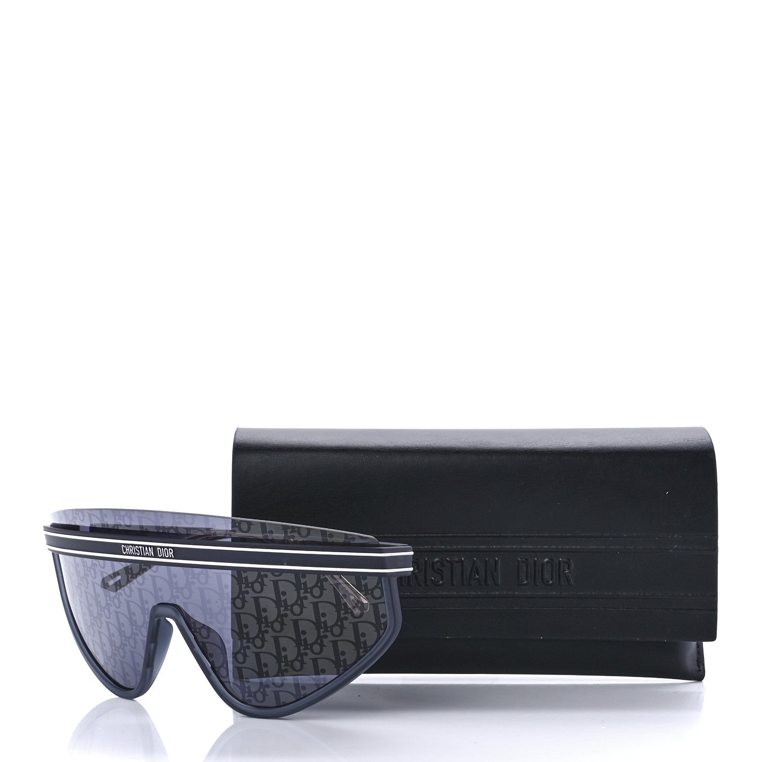Christian Dior Oblique Mask DiorClub M2U Sunglasses Translucent Blue 9 of 9