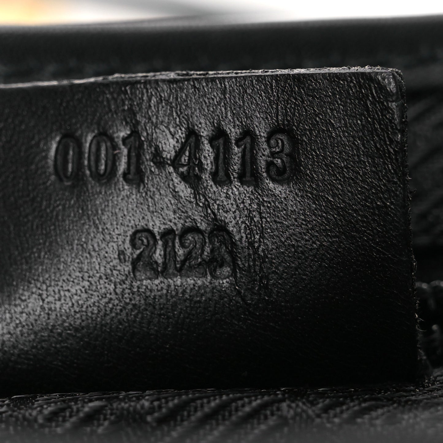 Suede Tiger Head Shoulder Bag Black