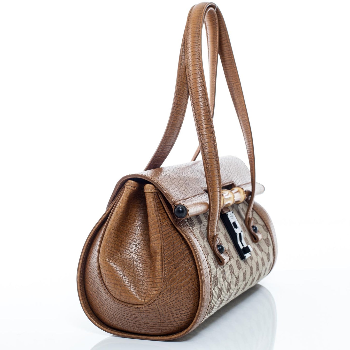 Monogram Bamboo Bullet Satchel