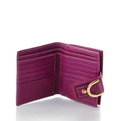 Gucci Guccissima D Ring Compact Wallet Purple 5 of 7