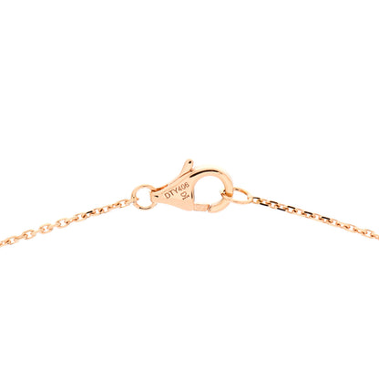 Cartier 18K Pink Gold Diamond Pink Opal XS Amulette de Cartier Pendant Necklace 5 of 6
