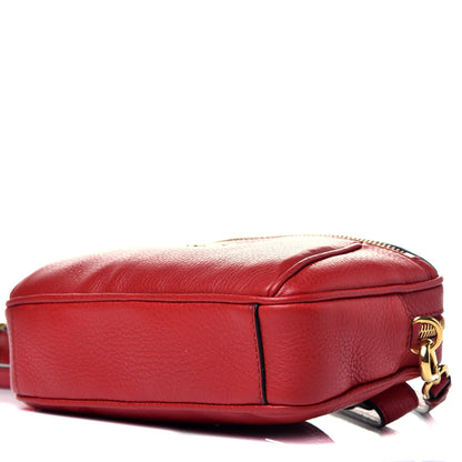 Prada Vitello Daino Belt Bag Rosso 10 of 10