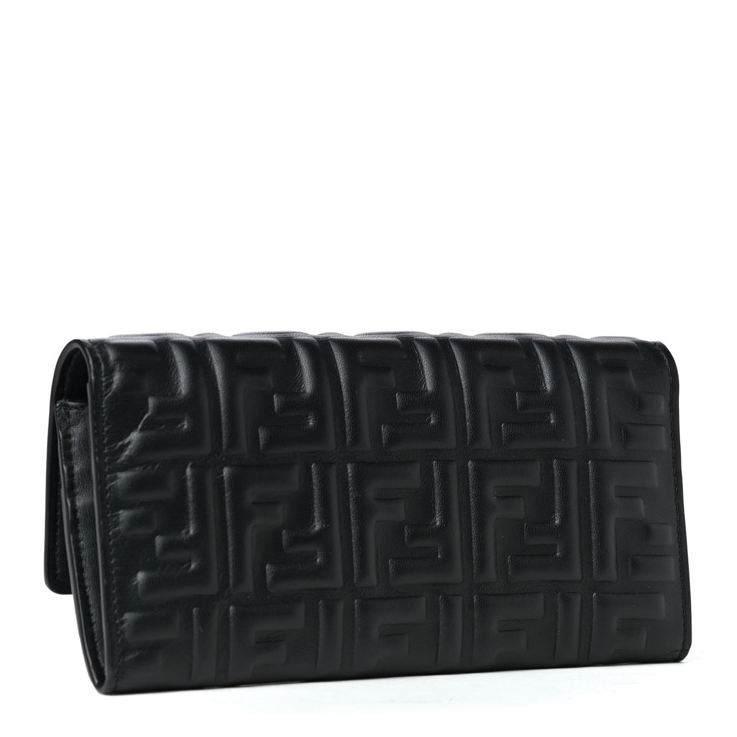 Nappa Matisse FF Embossed Continental Wallet Black